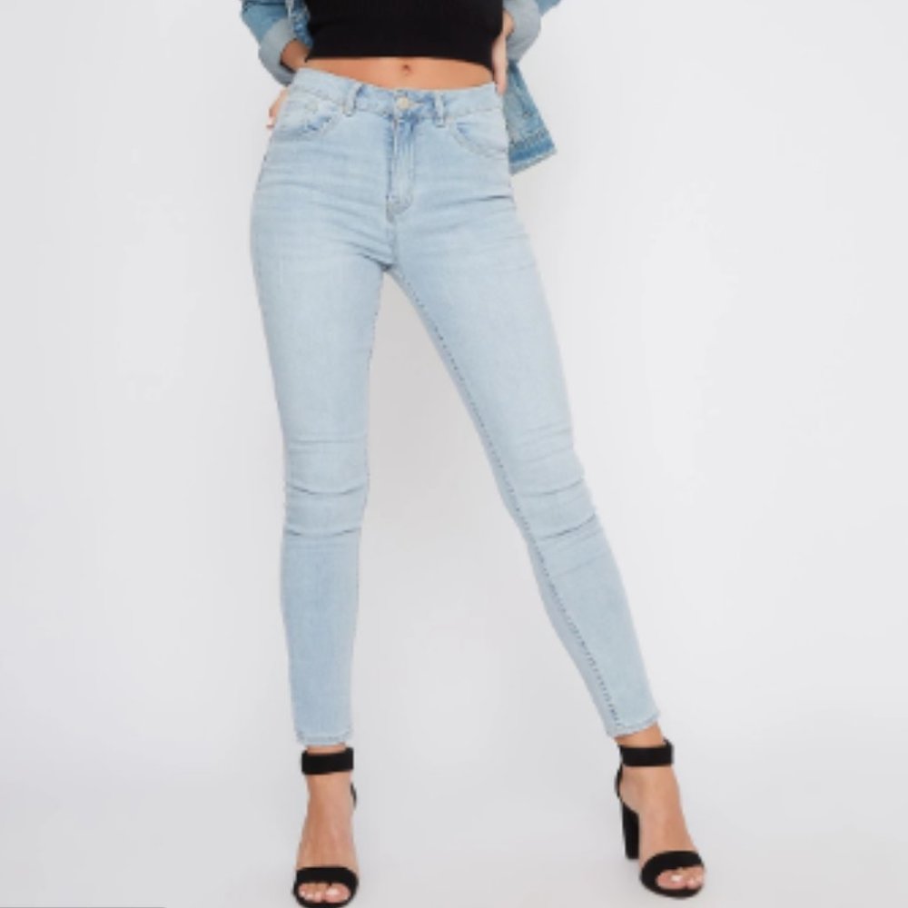 High rise jeans